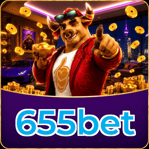 655bet Logo - Bônus com Rollover Justo